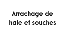 Arrachege de souches Aubusson